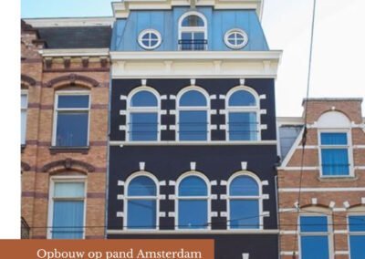 Interieurontwerp opbouw pand Amsterdam