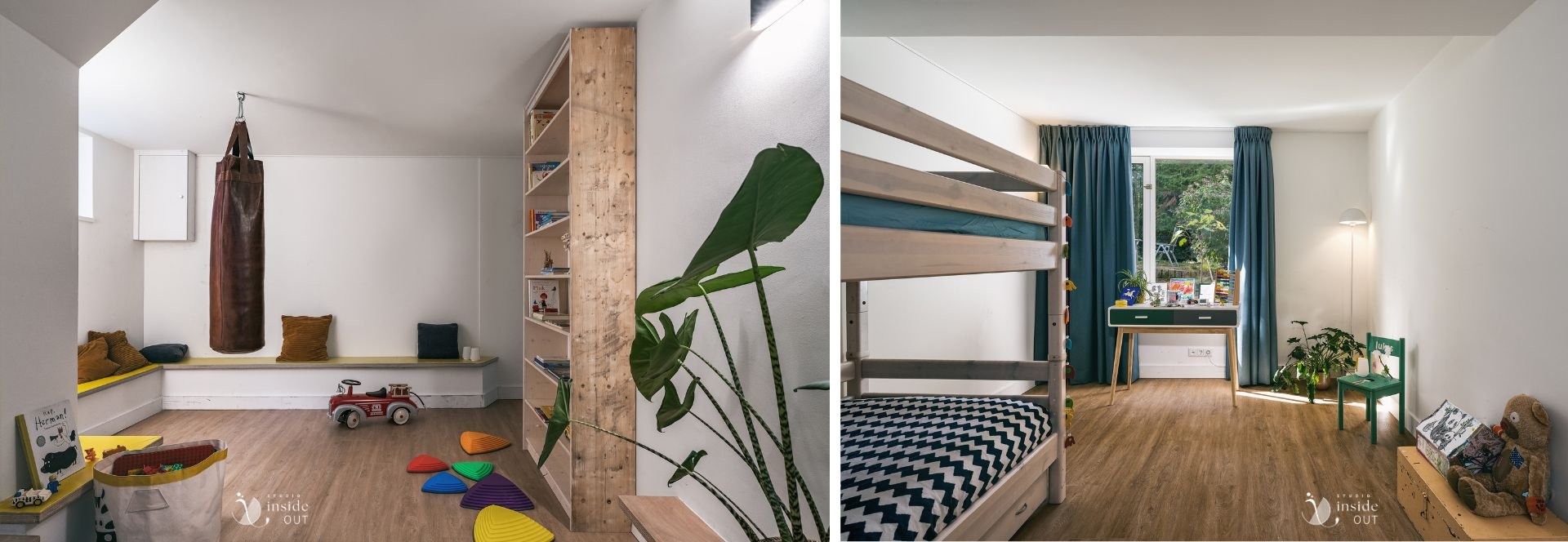 Speelruimte kinderen en kinderslaapkamer